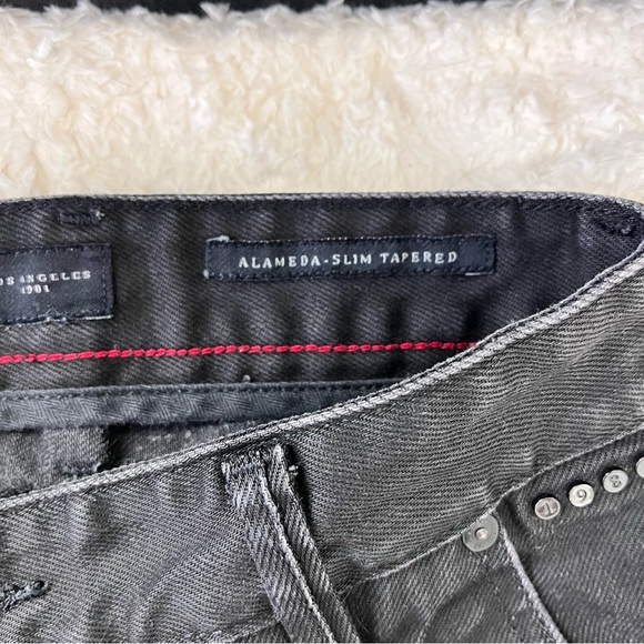 Guess Aladema Slim Tapered Black Jeans 29 x 34 - Picture 4 of 5